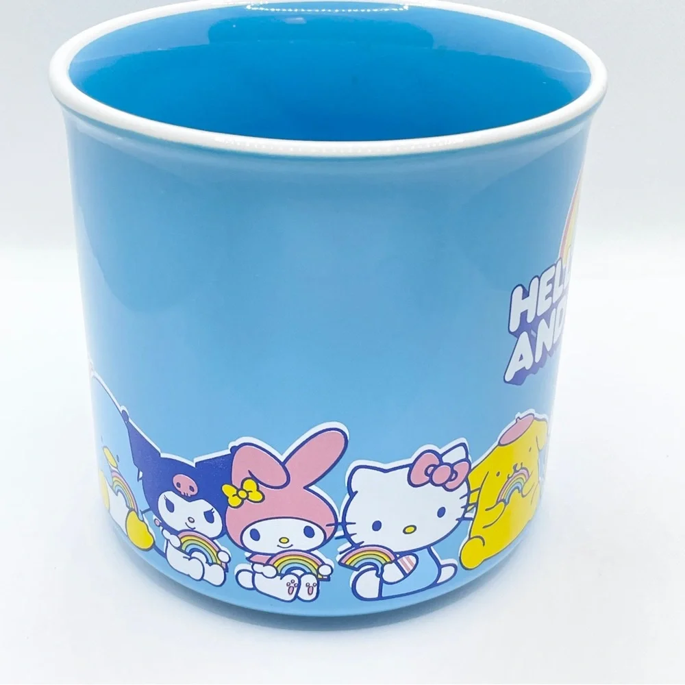 Sanrio Hello Kitty & Friends Light Blue Oversized Ceramic‎ Mug | Kawaii